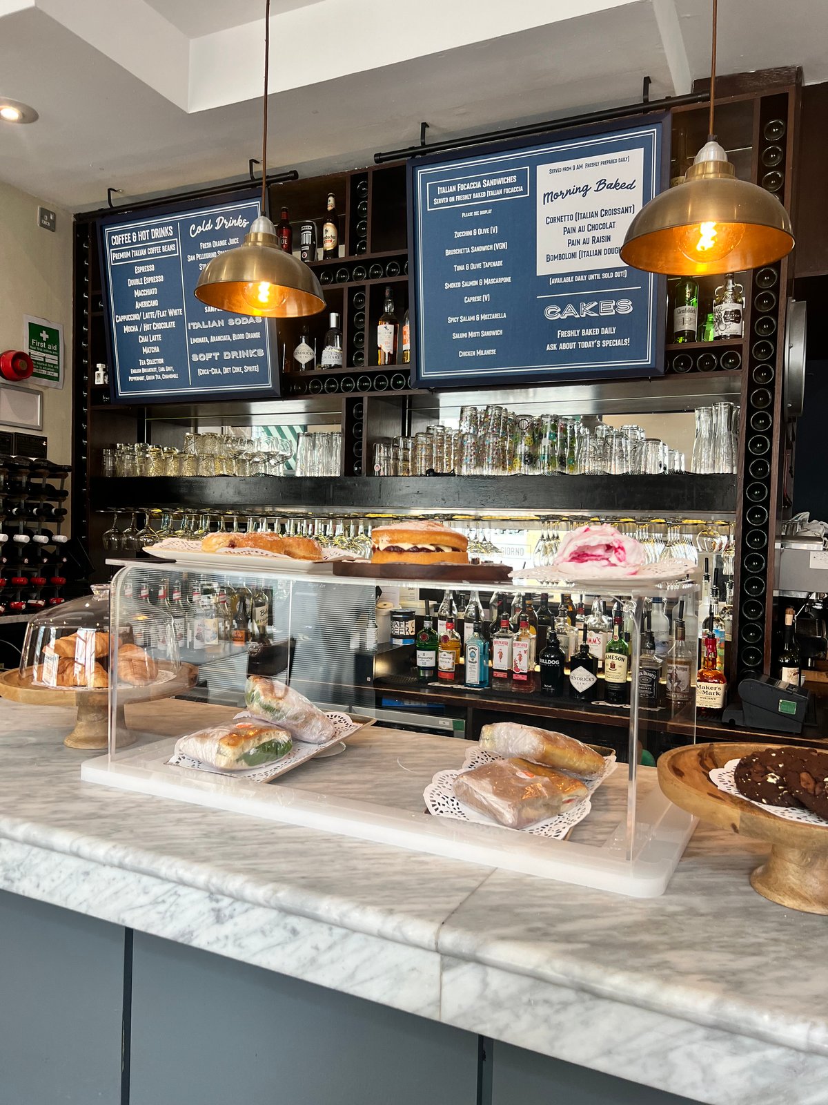 The caffè at Locale