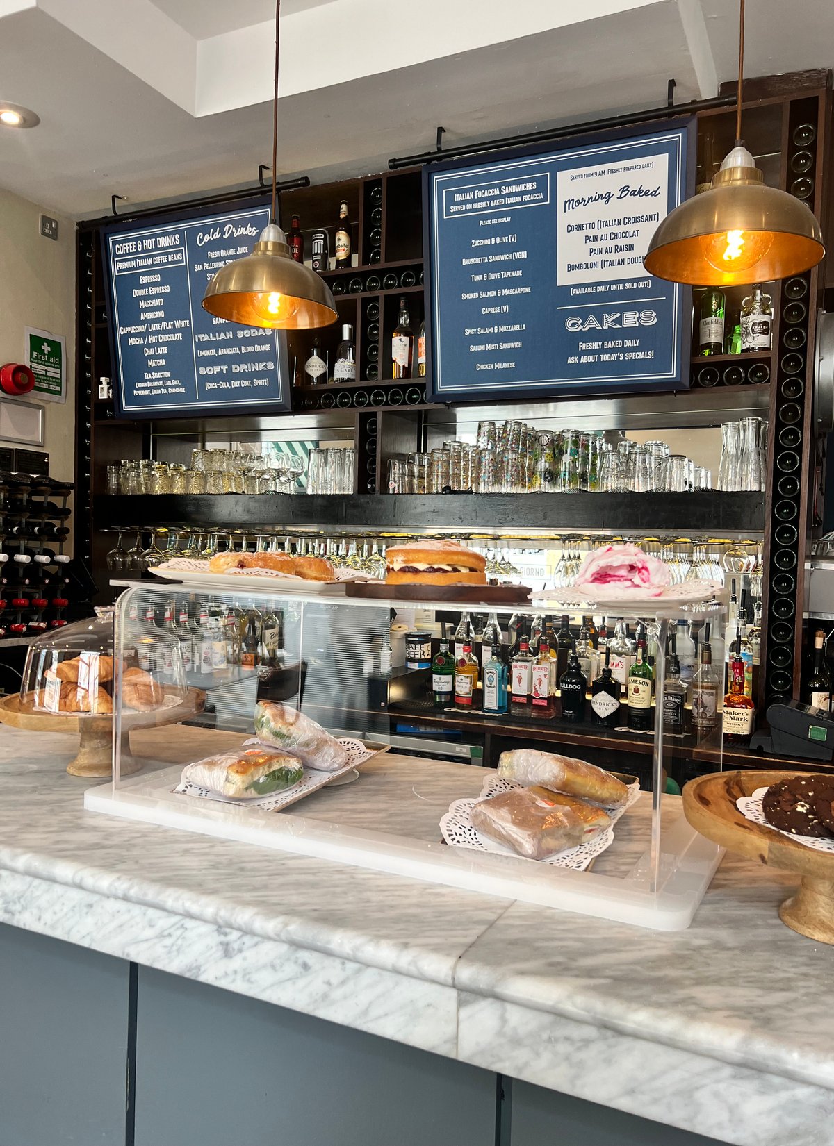 The caffè bar at Locale Southbank.